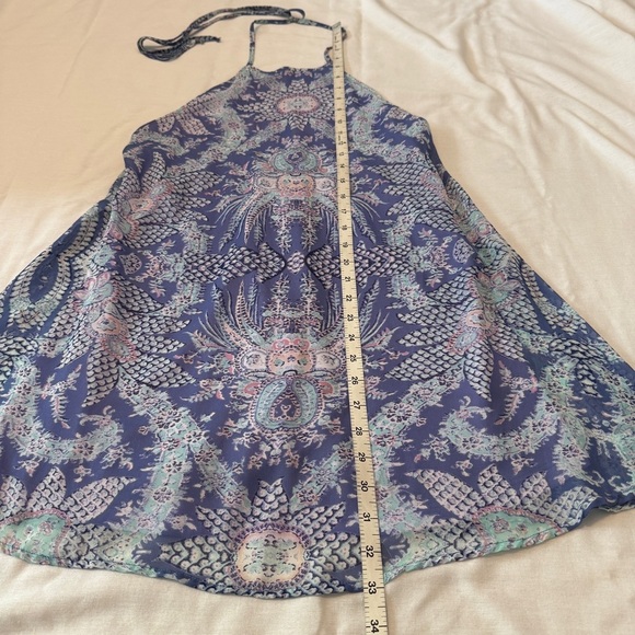 Show Me Your Mumu XS Kate Halter Mini Dress ~ Beach Tropical Vacation - Picture 5 of 7
